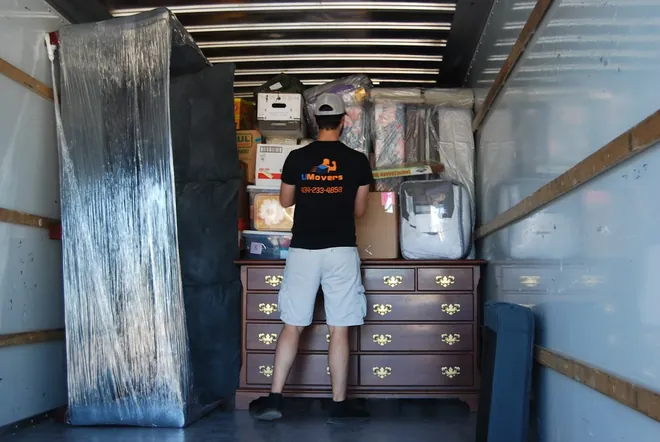 Mover in truck